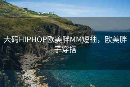 大码HIPHOP欧美胖MM短袖，欧美胖子穿搭