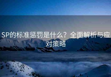 SP的标准惩罚是什么？全面解析与应对策略