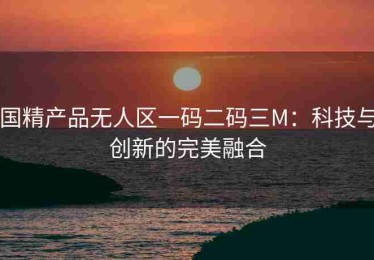 国精产品无人区一码二码三M：科技与创新的完美融合