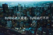 by网站进入渠道，by网站打不开