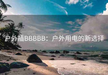 户外插BBBBB：户外用电的新选择