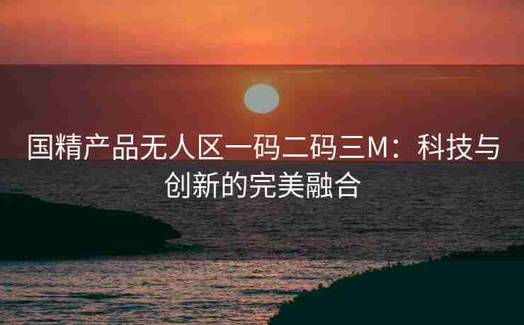 国精产品无人区一码二码三M:科技与创新的完美融合 国精产品无人区一码二码三M:科技与创新的完美融合